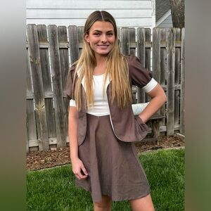 Vintage Rae Dolls 2 Piece Polka Dot Dress Set - Small